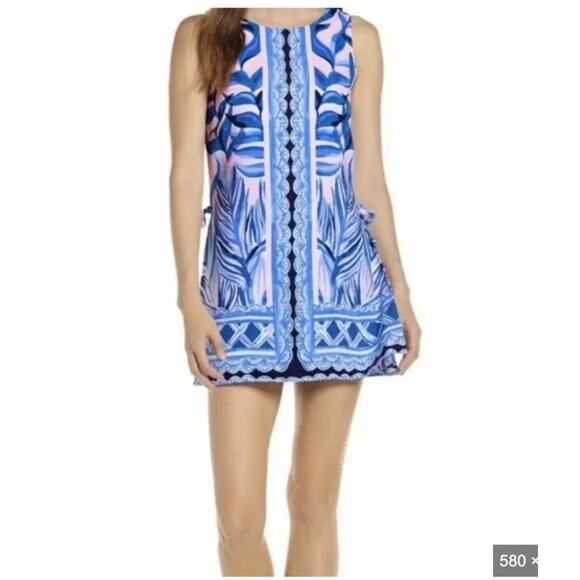 6 Lilly Pulitzer Donna Pink Tropics Romper NWT - Picture 1 of 6